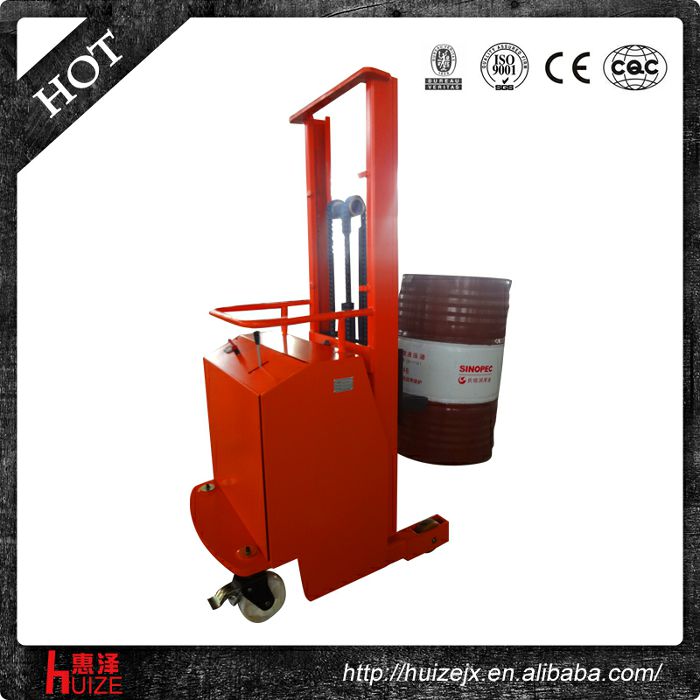 2半電動配重油桶車（無底腿，只堆垛，不翻轉(zhuǎn)）